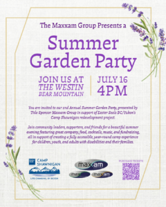Maxxam Group Garden Party PrintInvite